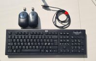 2st Trådlösa Möss med HP Tagnentbord