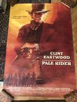 PALE RIDER. 1985. Clint Eastwood. Mycket stor filmaffisch