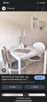 MELLTORP Bord, 75x75 cm marmor marble 