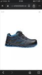 Base K-Jump skyddsskor S1P, Black/Blue strl 43