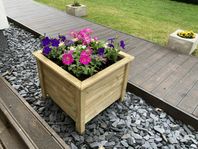 Handgjorda blomsterlådor - Tryckimpregnerad NTR-AB virke