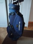 golf bag cobra med klubbor 