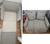 Smidig bäddfåtölj från IKEA