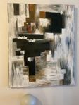 large abstract painting 