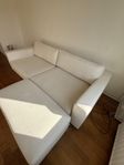 Urban couch 260cm ink fotpall