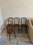 Thonet, Ton, Ögla, no 14, 4 st mörk valnöt böjträ