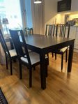 IKEA Bjursta matbord och stolar