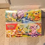 Pokemon Prismatic Evolutions Mini Tins Display Box