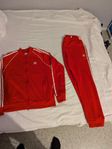 adidas orginal röd zipp dress