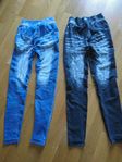 Två st strech jeans