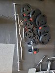 Skivstångset / vikter / gym maskin