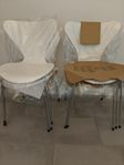 6st Fritz Hansen Sjuan vita nya/demo