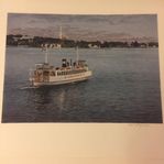 Reinhold Ljjungren 5 Litografier ”Från Slott till Slussen
