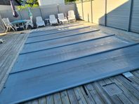 poolskydd 7 x 3.5  m