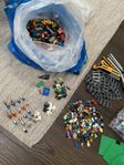 Blandat Lego - Tåg, riddare bla