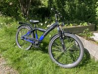 cykel 24 tum blå svart Kansas titan
