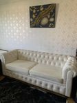 Sammets soffa / bäddsoffa