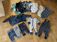 Klädpaket, 14 plagg, storlek 62, Newbie, Polarn O. Pyret