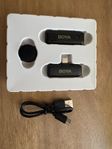 BOYA trådlös mikrofon till iPhone och Android med USB C