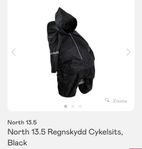 regnskydd poncho till barn cykelstol 