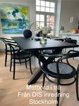 Matbord Exklusivt Svart Trä 220cm
