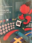 Affisch från friidrotts VM 1995 i Göteborg