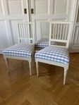 3 sen gustavianska stolar