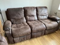 3+2 sits soffa i mocka stil