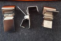 Clips i stål för upphängning av mattor, konst med mera 60