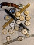 Armbandsur renoveringsobjekt & fungerande. 3st Omega