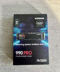 Samsung 990 Pro 2TB NVMe SSD – Nästan ny!