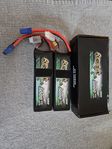 2st Gens Ace 3s 5000mha 60c batterier körda ca 5 ggr
