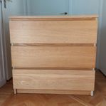 IKEA MALM byrå och nattduksbord 