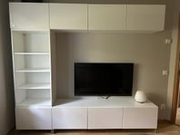 Bestå Ikea TV-bänk och väggskåp