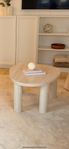 Soffbord LUNDEBORG marmorlook/tavertin
