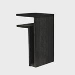 Maze F-shelf vänster - svart sängbord