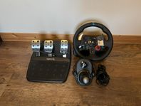 Logitech G29 med växelspak
