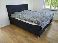 Jensen Kontinentalsäng 180x200cm Gråsvart