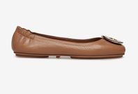 Tory Burch MINNIE TRAVEL BALLET WITH METAL LOGO