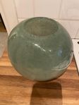 Vacker grön rund vas från h&m Home