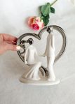 Porslinsfigur två figurer Bröllop - Förlovning H 20