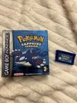 Pokémon Sapphire Version - Komplett i Box - Game Boy Advanc