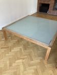 Stort soffbord massiv ek