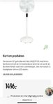 fläkt  med timer, fjärrkontroll 