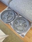 viktskivor 25 kg och 20 kg