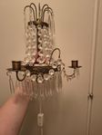 Vägglampa kristall 