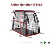 Artfex hundbur mellan bred
