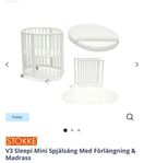 Stokke Sleepi Mini spjälsäng med förlängning
