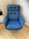 Retro vintage fåtölj snurr i fint skick