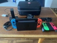 Nintendo Switch med massa tillbehör 